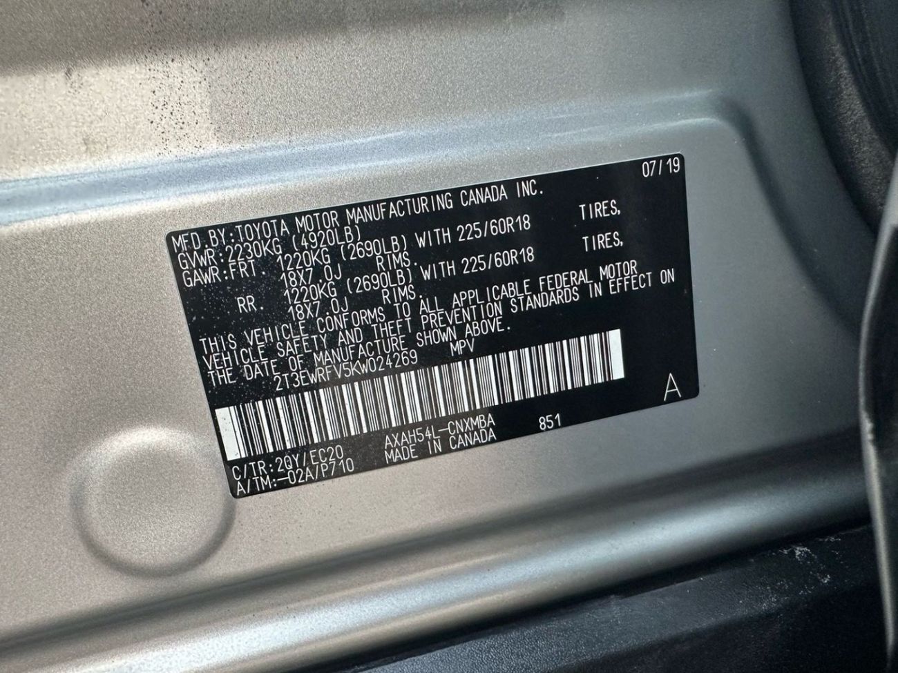 Toyota RAV4 XSE Rav4 Hybrid 4x4