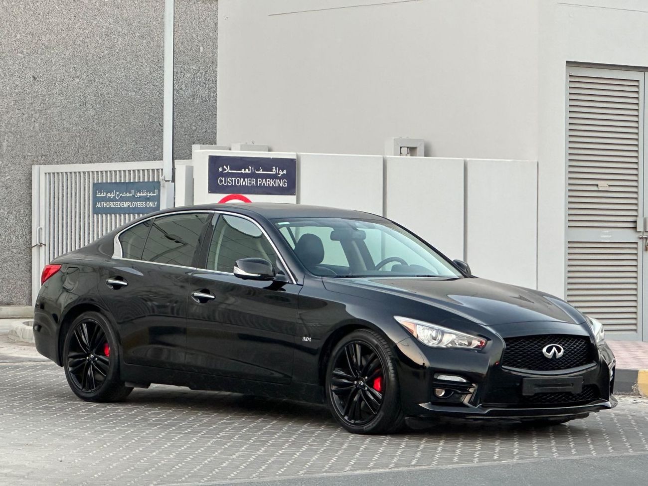 Infiniti Q50 3.0T Sport Black Edition INFINITI Q50 2017 GCC V6t ACCIDENT FREE // PEREFCT CONDITION // FULL OPITIO