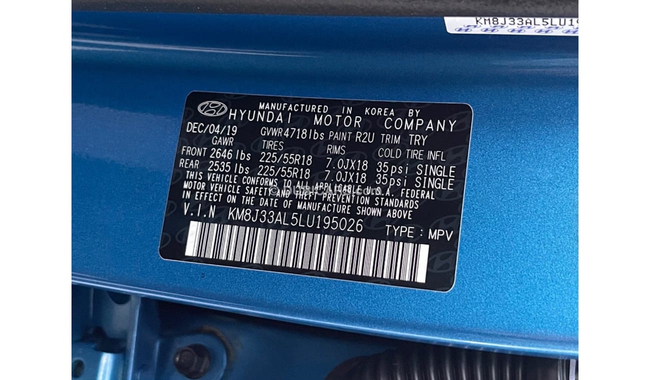 هيونداي توسون 2020 HYUNDAI TUCSON IMPORTED FROM USA