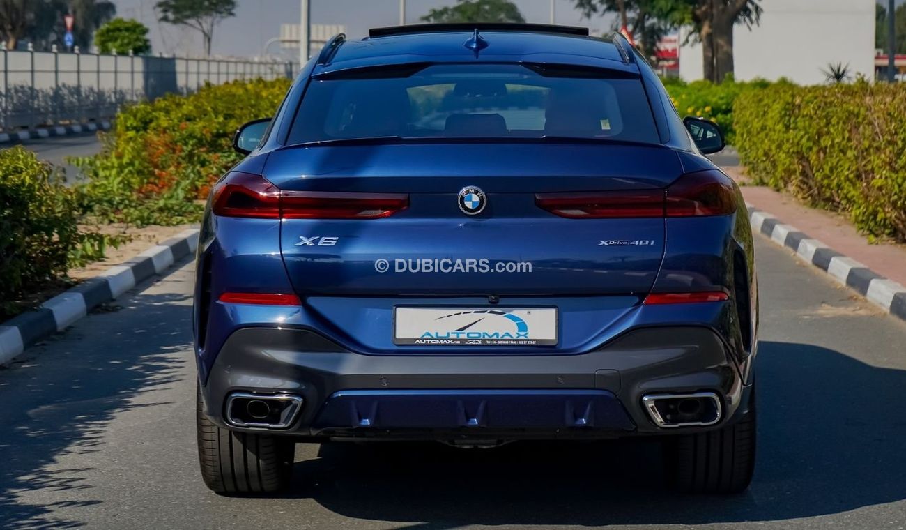 New BMW X6 XDRIVE40I 3.0L V6 AWD , CARBON FIBER , 2023 , GCC , 0Km