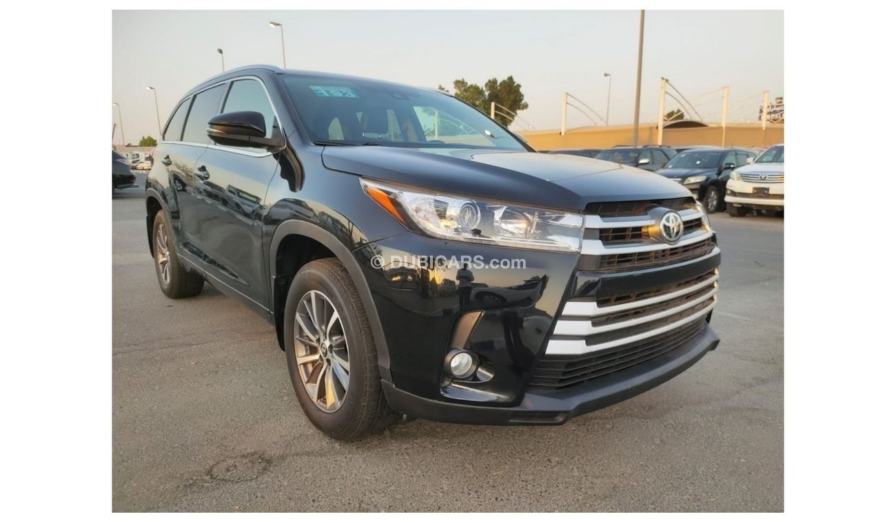Used 2018 TOYOTA HIGHLANDER XLE AWD BLACK 6Cylinder 3.5L Engine 58240 miles USA Specs 78000 AED
