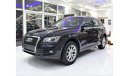 Audi Q5 Std EXCELLENT DEAL for our Audi Q5 QUATTRO ( 2013 Model! ) in Black Color! GCC Specs