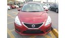 Nissan Tiida 2014 RED GCC NO PAIN NO ACCIDENT PERFECT