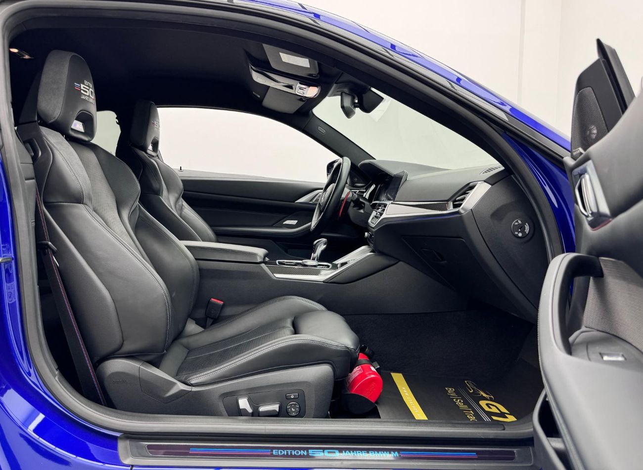 BMW M4 Competition 3.0L 2023 BMW M4 Competition, Edition 50 Jahre BMW M, 2028 BMW Warranty + Service Contra