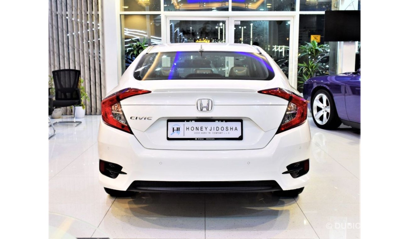 هوندا سيفيك UNDER WARRANTY UNTIL 2023 ( ORIGINAL PAINT ( صبغ وكاله ) AMAZING Honda CIVIC 2019 Model!! in White C