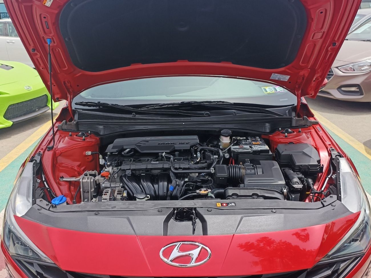 هيونداي إلانترا SEL / RADAR / LEATHER SEATS WITH LOW MILEAGE (LOT # 73198)