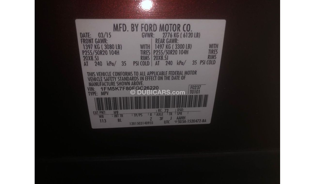 Ford Explorer Limited American importer