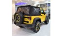 جيب رانجلر EXCELLENT DEAL for our Jeep Wrangler Willys Soft Top Convertible 2015 Model!! in Yellow Color! Ameri