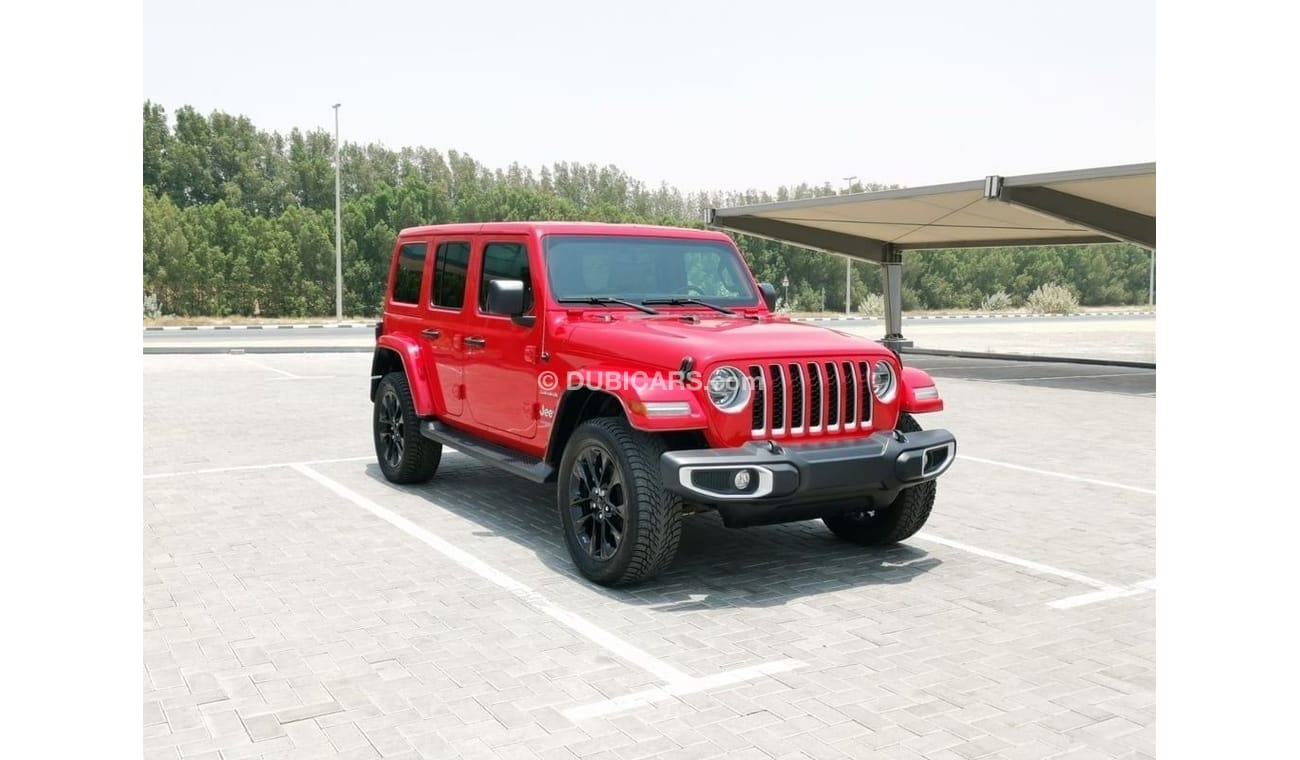 Jeep Wrangler Jeep Wrangler Sahara ( Hybrid ) - 2021 - Red