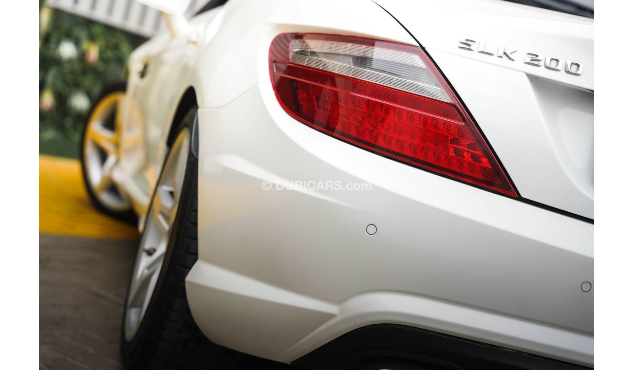 مرسيدس بنز SLK 200 | 1,663 P.M  | 0% Downpayment | Excellent Condition!