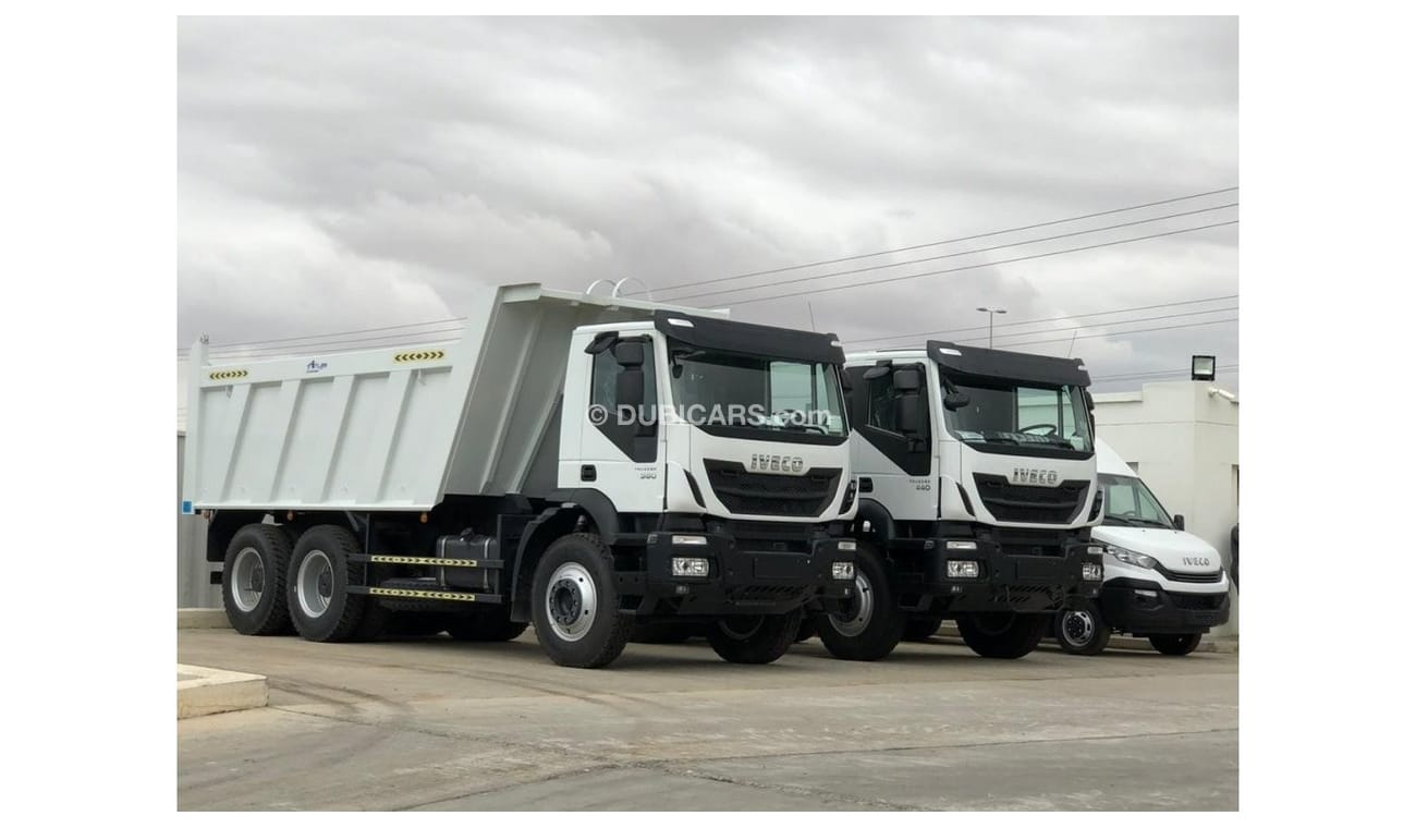 Iveco Trakker Iveco Trakker AD380T38H 6X4, Automatic transmission, vertical exhaust fitted with 18 cbm Atlas Tippe