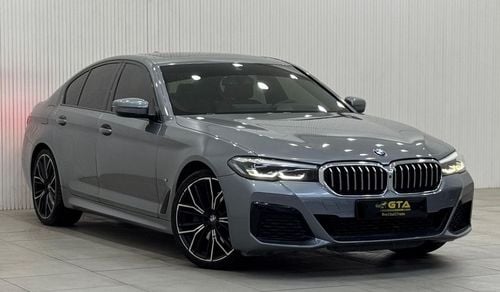 بي أم دبليو 530i M Sport 2.0L 2021 BMW 530i M-Sport, April 2026 BMW Warranty + Service Pack, Full Options, GCC