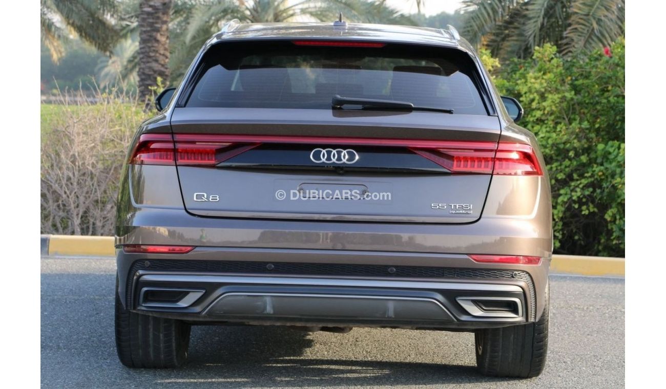 Audi Q8 55 TFSI quattro AUDI Q8 S-line 55 TFSI GCC 2019 FULL OPTION PERFECT CONDITION ORIGINAL PAINT UNDER W