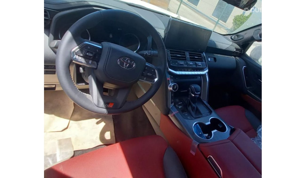 Toyota Land Cruiser 2023 GR Sport 3.3L Dsl 5seat European Spec Black & Red interior Avl