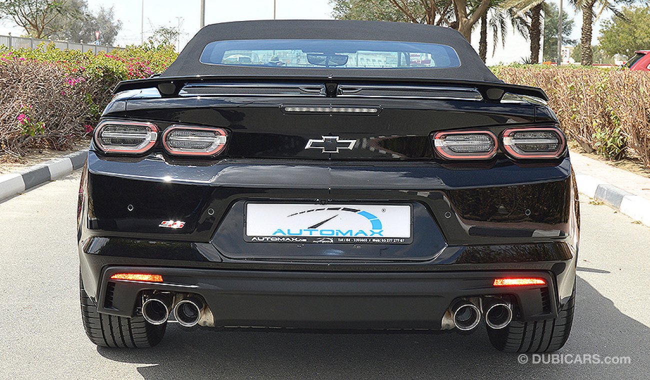 Chevrolet Camaro 2019 2SS Convertible, 6.2 V8 GCC, 0km w/ 3Yrs or 100K km Warranty and 5Yrs or 50K km Dealer Service