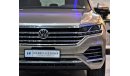 فولكس واجن طوارق ORIGINAL PAINT ( صبغ وكاله ) AGENCY WARRANTY & SERVICE! Volkswagen Touareg 2019 Model!! in Brown Col