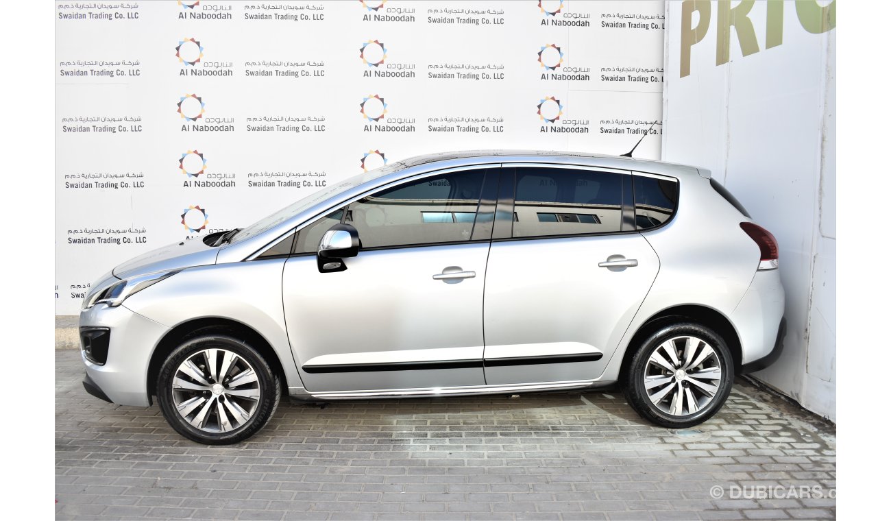 Peugeot 3008 DEALER WARRANTY 1.6L PREMIUM 2016 GCC SPECS