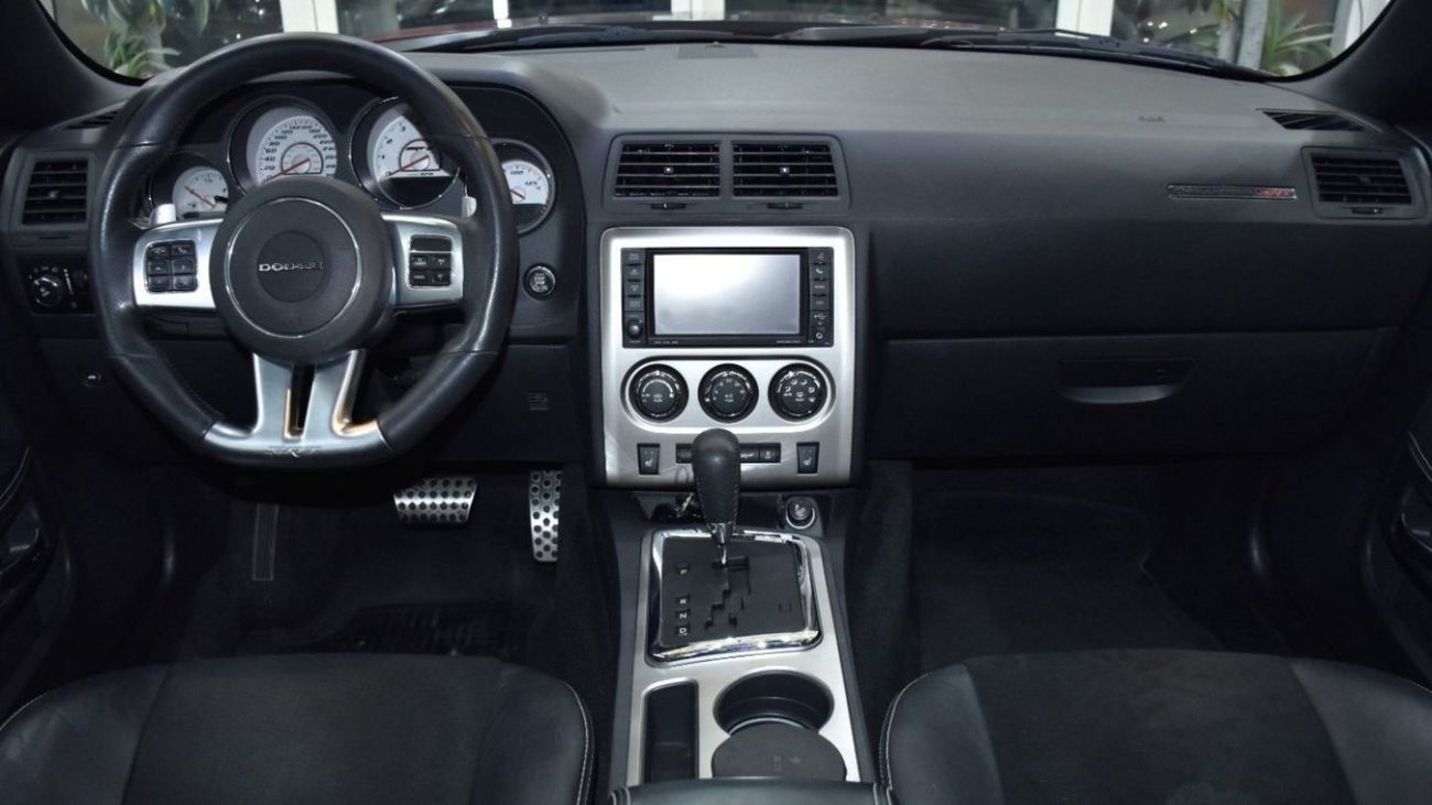 Dodge Challenger EXCELLENT DEAL for our Dodge Challenger SRT8 392 HEMI ( 2012 Model ) in Red Color GCC Specs