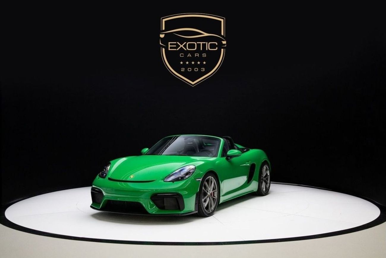 بورش 718 سبيدر WARRANTY AUG 2026