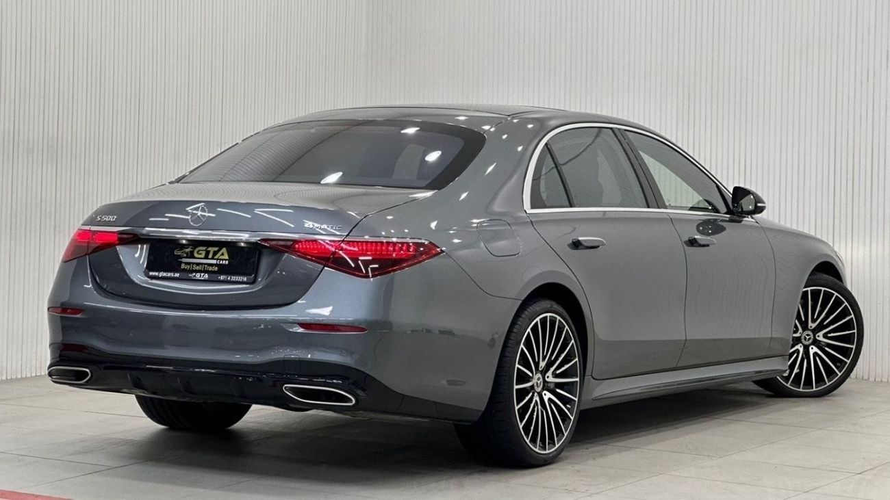 مرسيدس بنز S 500 2022 Mercedes Benz S500 AMG 4MATIC, Warranty, Service History, Fully Loaded, Low Kms, GCC