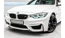 BMW M3 2018 BMW M3, 2024 BMW Warranty + Service Contract, Full BMW Service History, Low KMs, GCC