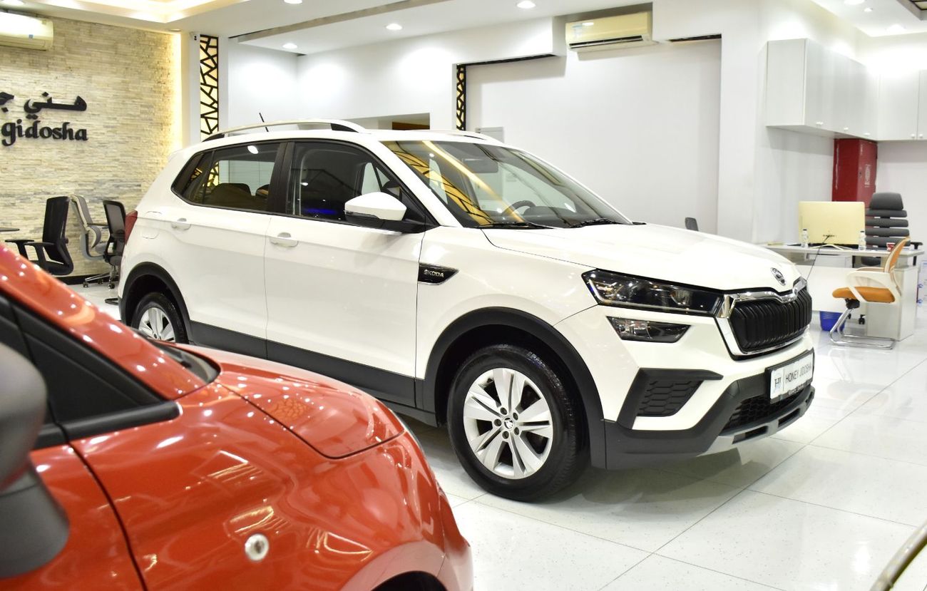 Skoda Kushaq EXCELLENT DEAL for our Skoda Kushaq ( 2023 Model ) in White Color GCC Specs