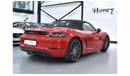 Porsche 718 Boxster EXCELLENT DEAL for our Porsche 718 Boxster S 2.5L ( 2017 Model ) in Red Color GCC Specs