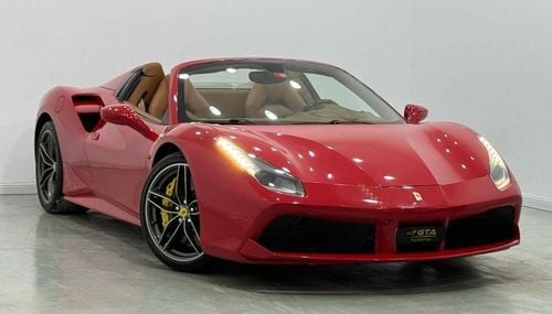 فيراري 488 Spider 3.9L 2017 Ferrari 488 Spider, Full Service History, Carbon Fiber Package, Very Low Kms, GCC