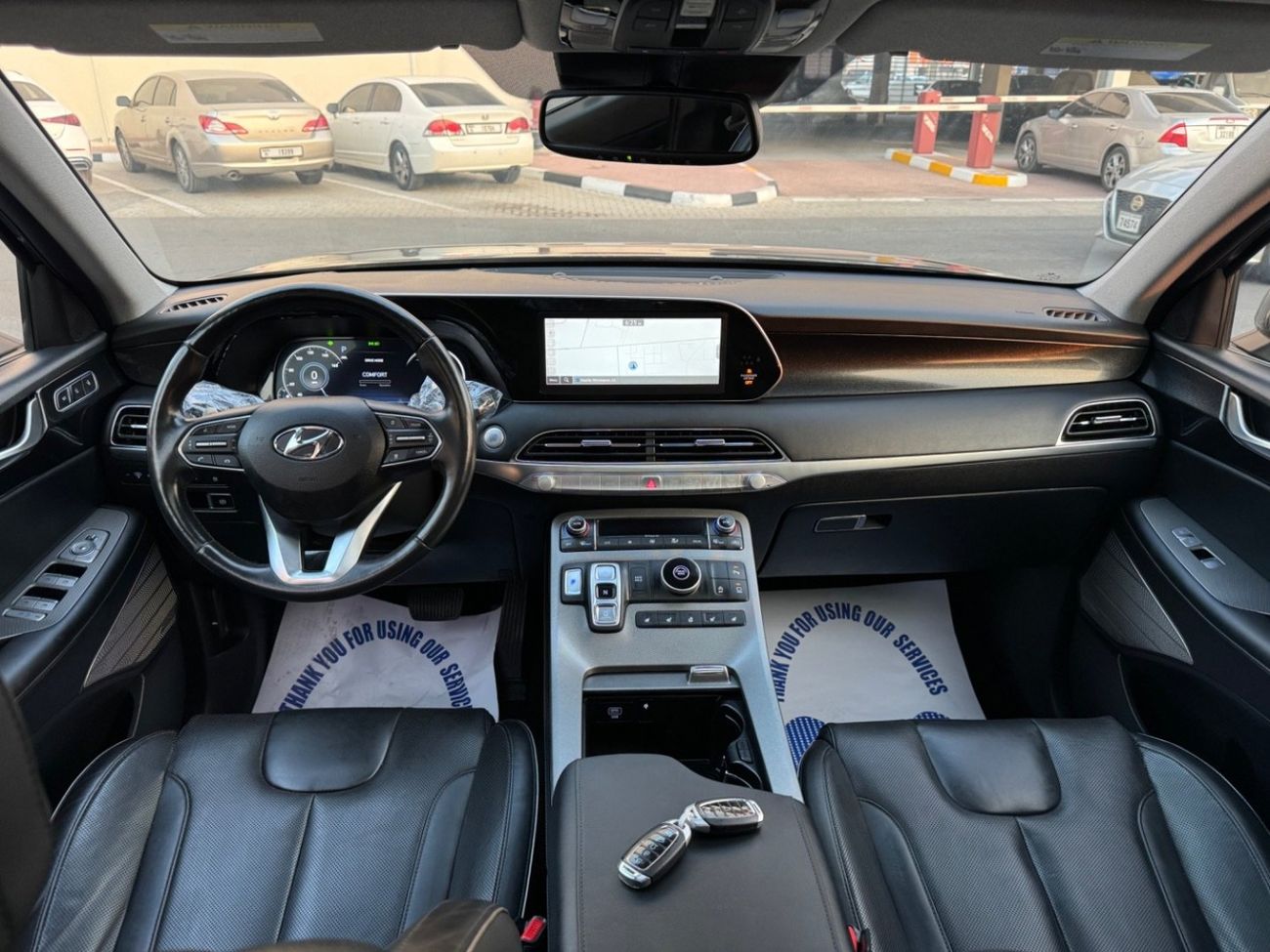 هيونداي باليساد Premium - Nappa 3.8L 2021 LIMITED PANORAMA CALLIGRAPHY 360 CAMERAS UAE PASS