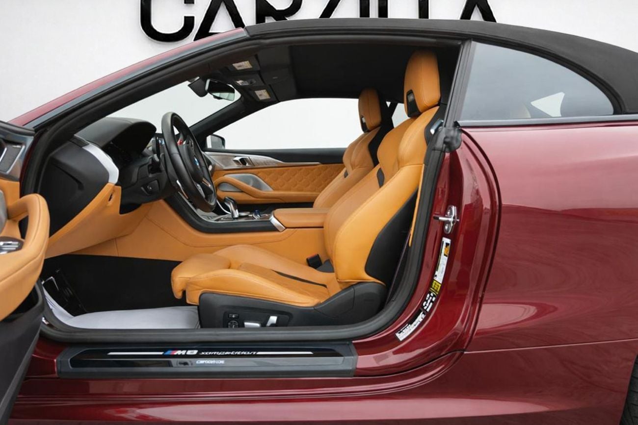 BMW M8 Competition 4.4L (617 HP) AED 7,246 P.M l 0% Down Payment l Competition Convertible l Carbon Core –
