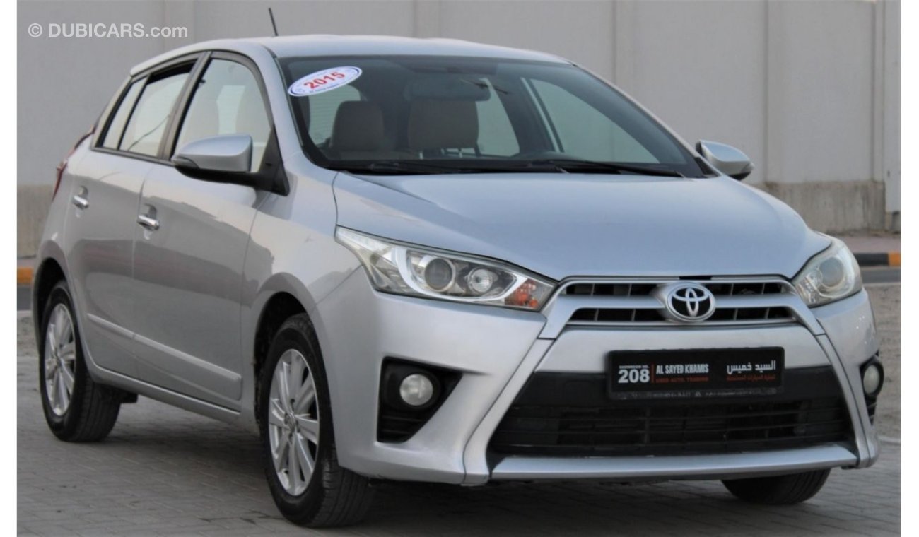 Toyota Yaris Toyota Yaris 2015 GCC No. 1 full option in excellent condition without accidents, very clean from in