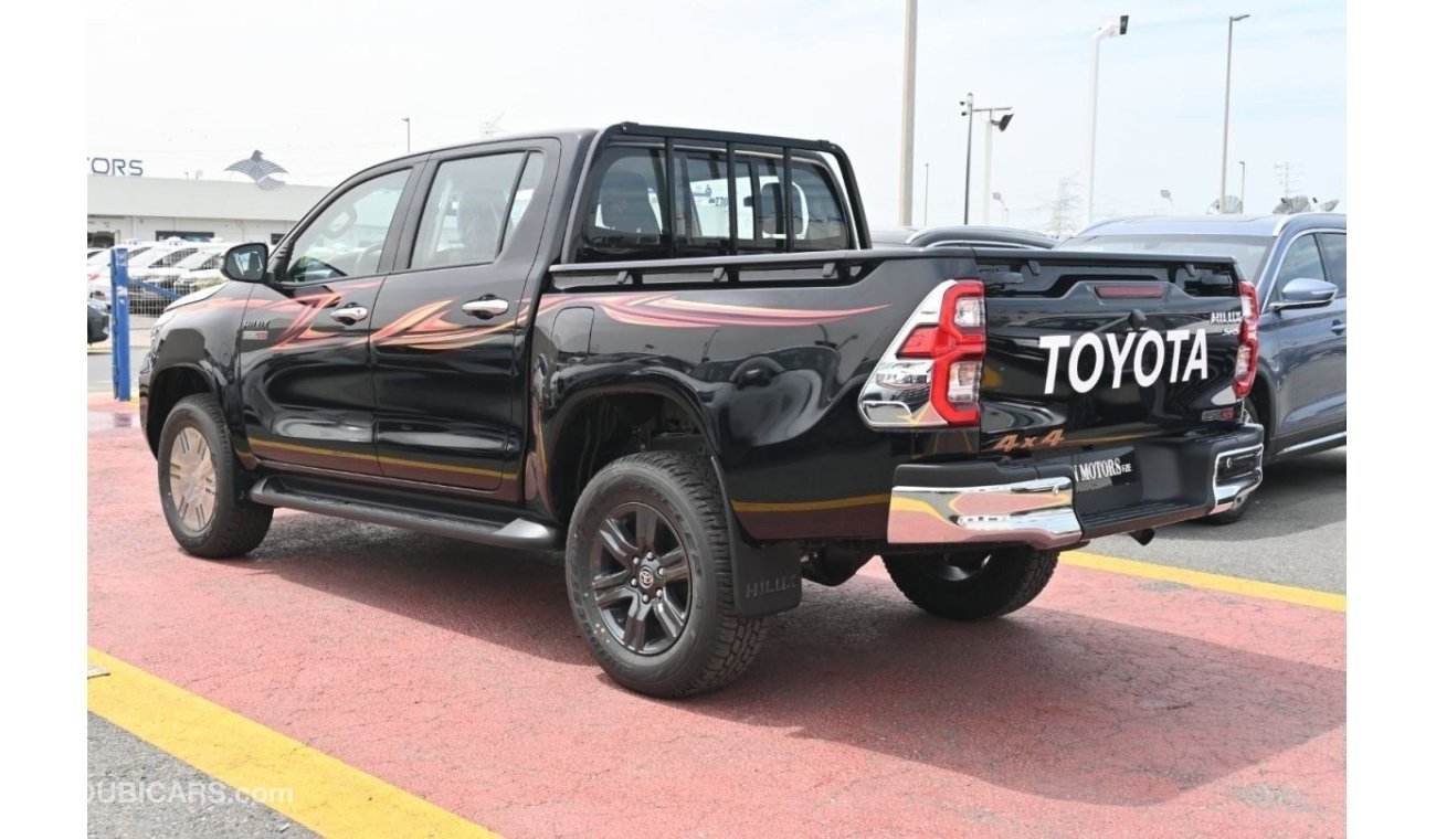 تويوتا هيلوكس Toyota Hilux SR5 2.4L Diesel Automatic, Double Cab,  Color Black , Model 2023