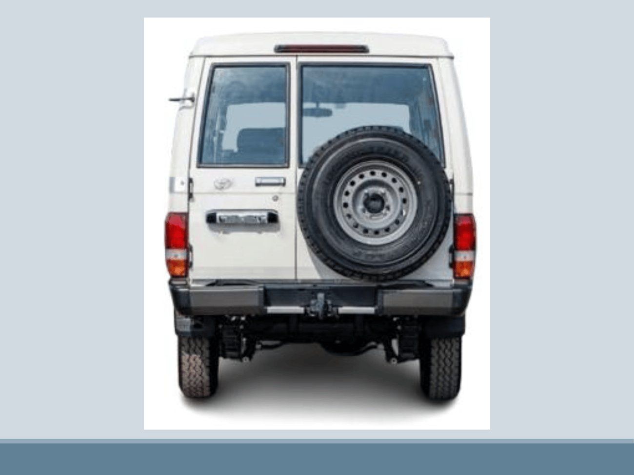 Toyota Land Cruiser 70 ECT0029 - TLC78 Hardtop 3 Doors - 4.2L Diesel Manual White -2025