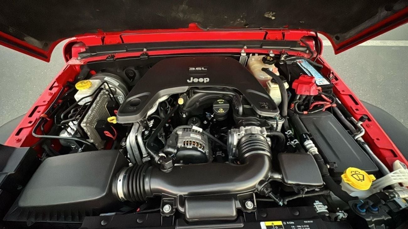 Jeep Wrangler NUDGE BAR WITH LED STRIP LIGHTS | 3.6L PETROL ENGINE | PUSH START | 2019 | RHD | AT | 4WD | REAR VIE