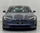 تسلا Model S Plaid (AWD) 2023 Tesla Model S Plaid, 2027 Tesla Warranty, 2031 Tesla Battery Warranty, Low Kms, GCC