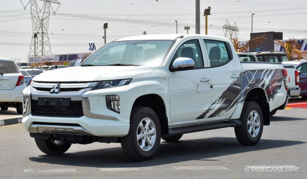 Mitsubishi L200 Mitsubishi L200  | GLX | 4x4 D/Cab Petrol | M/T  White / Grey | 2023 | Export Only.