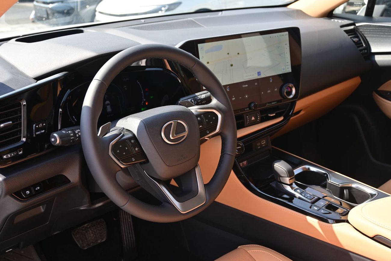 لكزس NX350h Lexus NX350h Platinum 2.5L Hybrid AWD, Model 2025 Color White