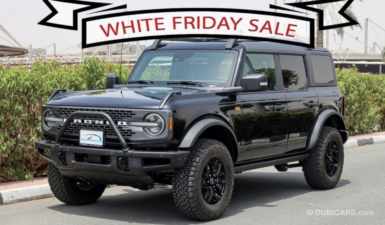 Ford Bronco Badlands Lux Ecoboost 2021 , GCC , 0Km , W/3 Yrs or 60K Km WNTY @Offroad Zone "WHITE FRIDAY SALE"