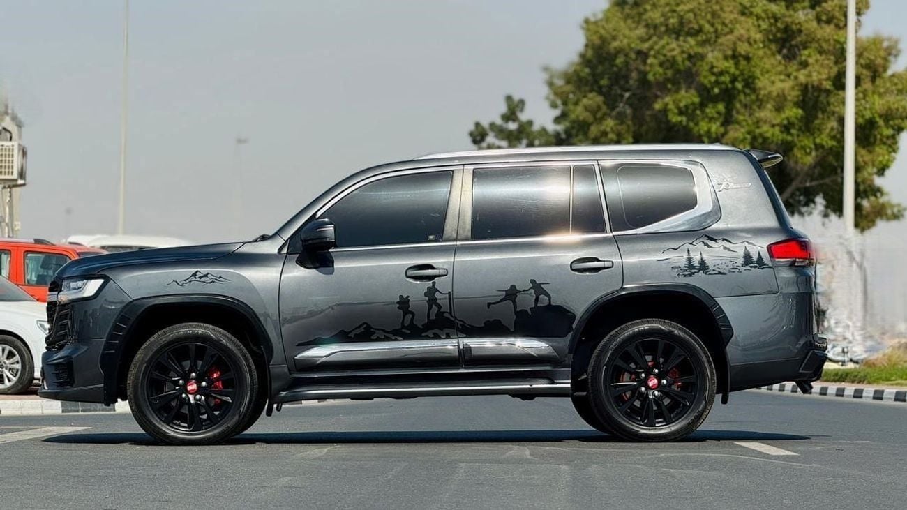 Toyota Land Cruiser 2014 | 4.5L DIESEL | AT | RHD | MODIFIED TO LC 300 GR SPORTS | GR ALLOY RIMS | SIDE BODY STICKER | C