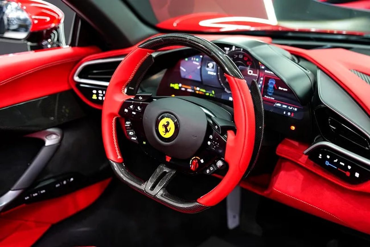 فيراري 296 GTS Daytona Seats, Carbon Interior, Passenger Display, Dealer Warranty + Service!!