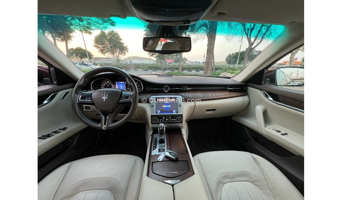 Maserati Quattroporte MASERATI QUATTROPORTE 2015 GCC FULL OPTIONS IN LOW MILEAGE PERFECT CONDITIONS