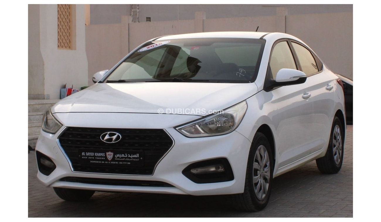Hyundai Accent GL Hyundai Accent 2018 GCC, in excellent condition