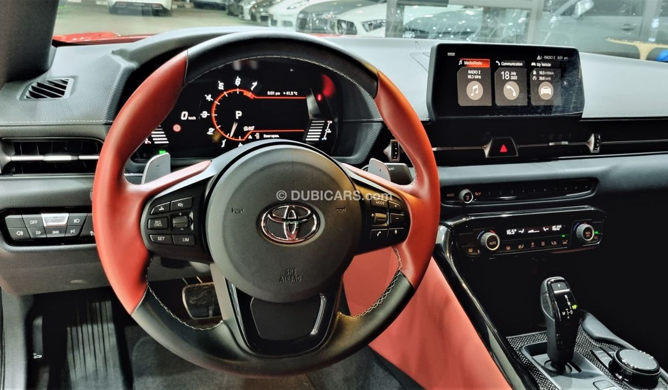 Toyota Supra GR TOYOTA SUPRA 2020 GCC LOW MILEAGE ONLY 29K KM IN IMMACULATE CONDITION FOR 179K AED