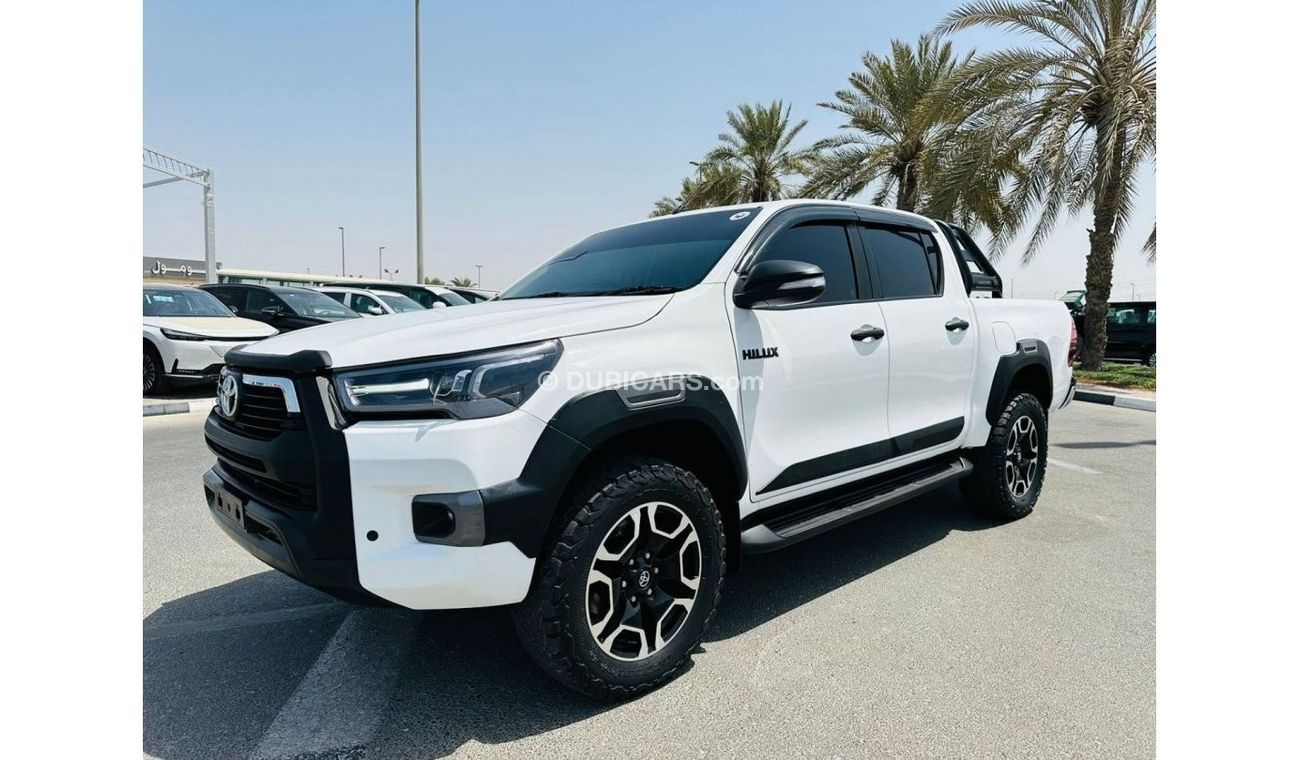 تويوتا هيلوكس 2016 WHITE DIESEL 4x4 *2021 SHAPE* | PUSH START | ELECTRIC SEATS | LEATHER SEATS | ALLOY RIMS | SPOR