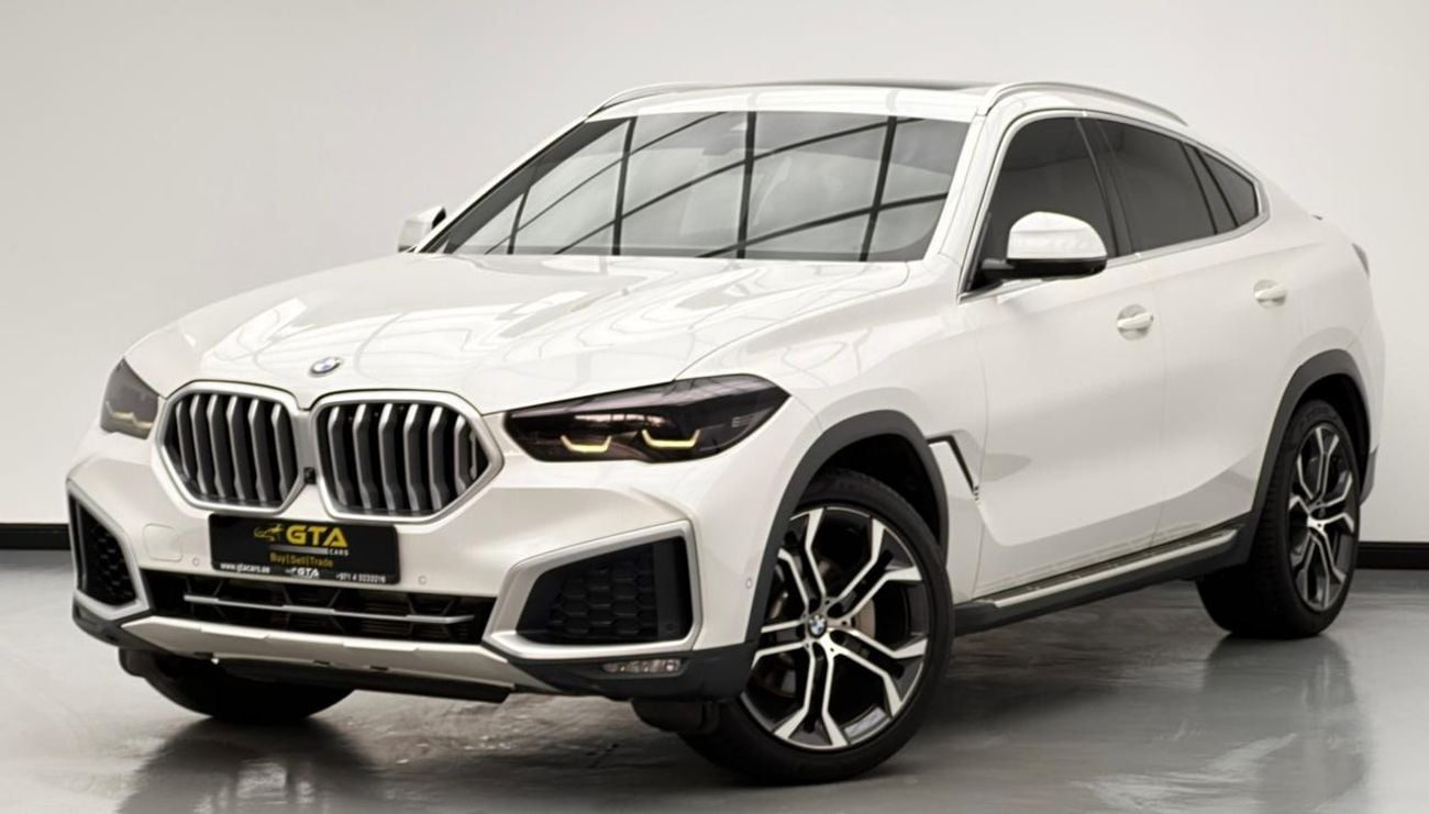 BMW X6 2021 BMW X6 xDrive40i M-Sport, 1 Years Warranty Unlimited Km, BMW Full Service History, GCC