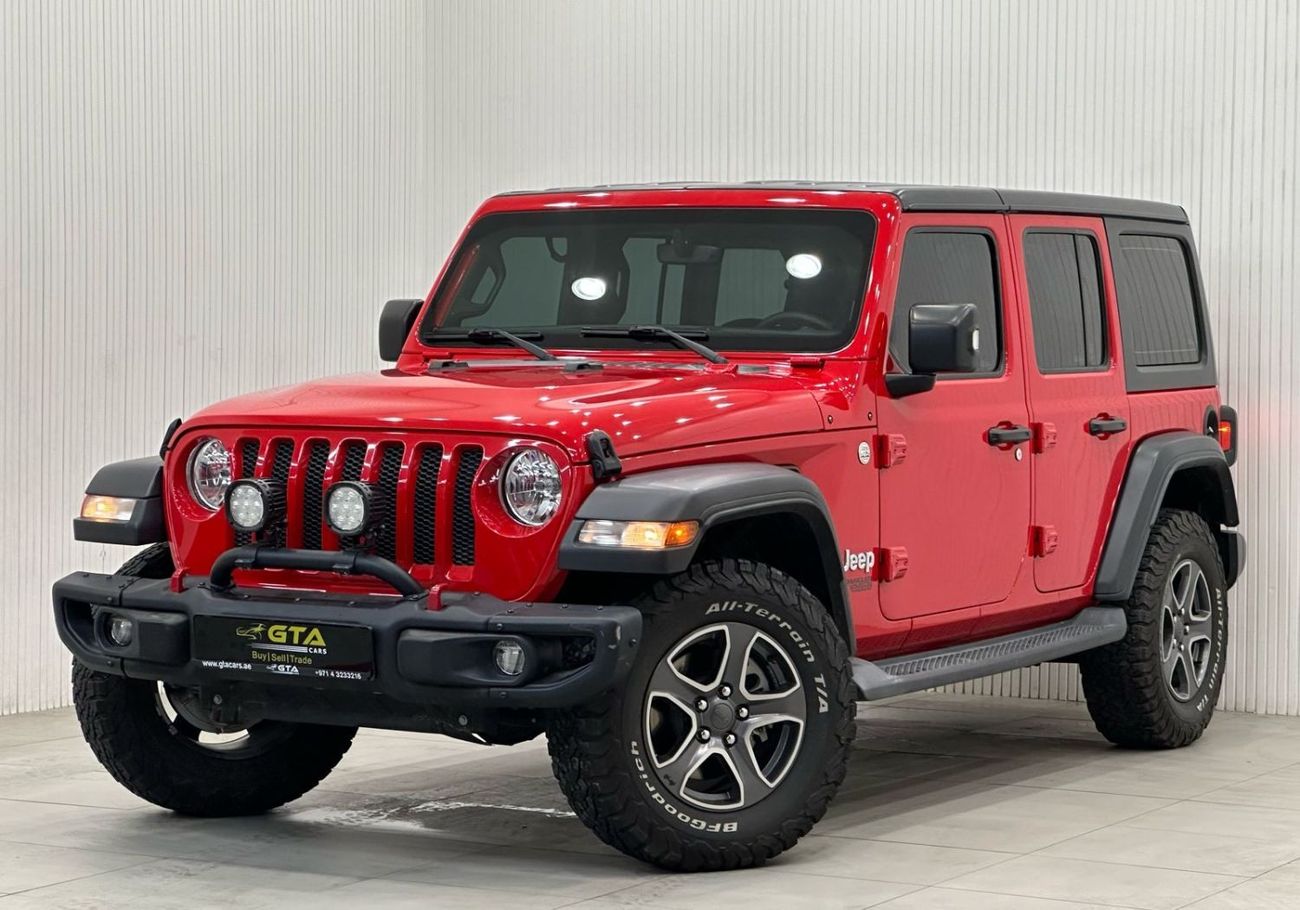 Jeep Wrangler 2018 Jeep Wrangler Unlimited Sport, Full Service History, Excellent Condition, GCC