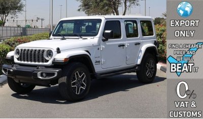 Jeep Wrangler Unlimited Sahara i4 2.0L 4X4 , 2024 GCC , 0Km , (ONLY FOR EXPORT)