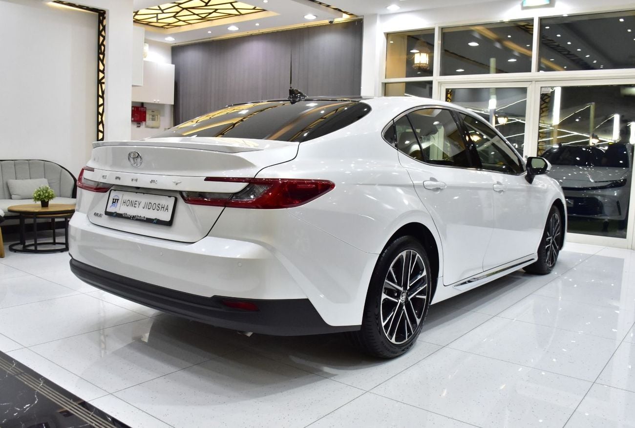 Toyota Camry EXCELLENT DEAL for our Toyota Camry GLE ( 2025 Model ) in White Color GCC Specs