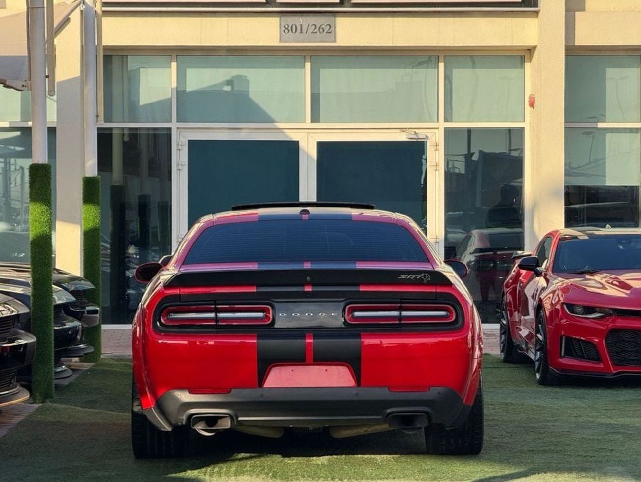 Dodge Challenger DODGE CHALLENGER SRT HELLCAT 2019 GCC 717HP  FULL SERVICE HISTORY UNDER WARRANTY