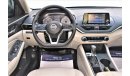 Nissan Altima AED 1450 PM | 2.5L S GCC WARRANTY